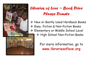 Libraries of Love Book Drive Flyer