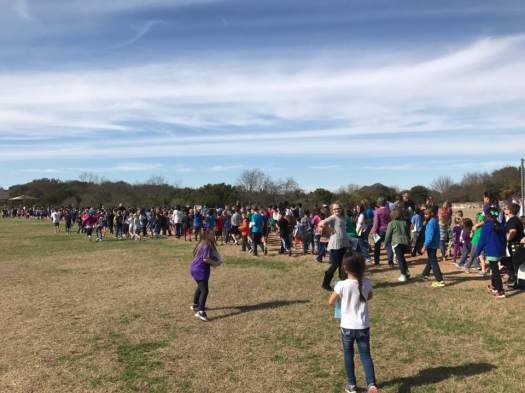 Forest Creek walk to read for Libraries of Love